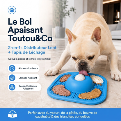 Bol Apaisant Toutou&Co - Apaisez enfin votre animal anxieux et hyperactif