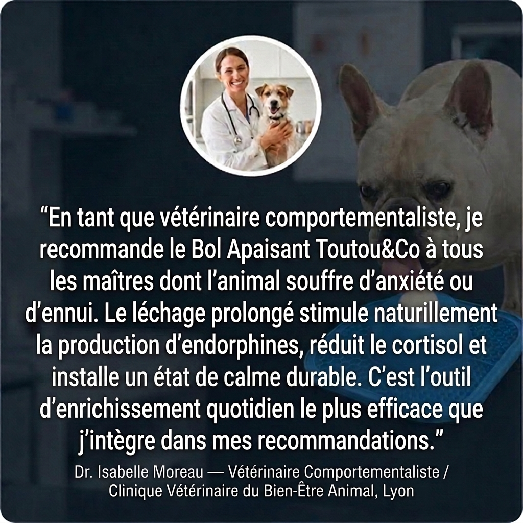 Bol Apaisant Toutou&Co - Apaisez enfin votre animal anxieux et hyperactif